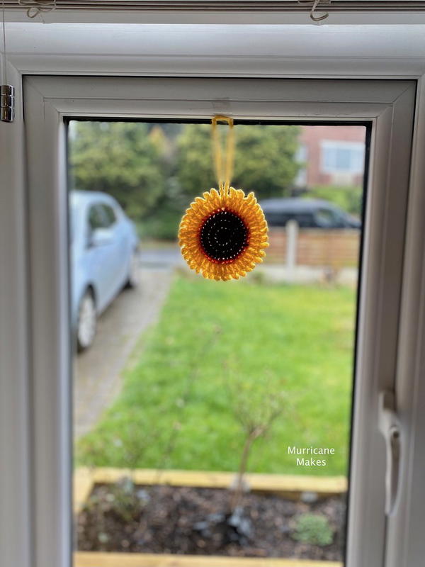 Sunflower Wall Hanging & Brooch