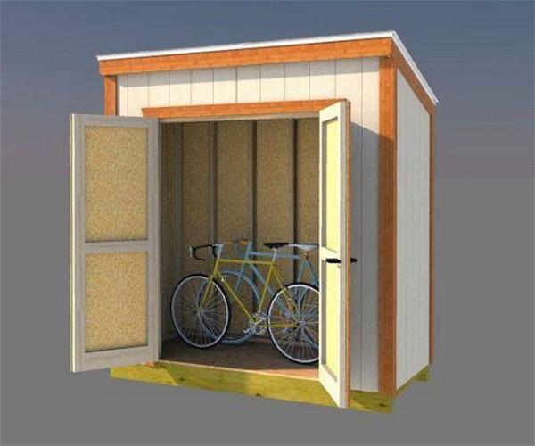 4x8 Lean To Shed Plans 1
