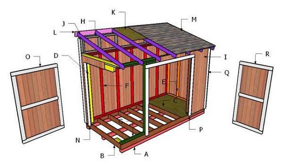 6x12 Lean To Shed Plans