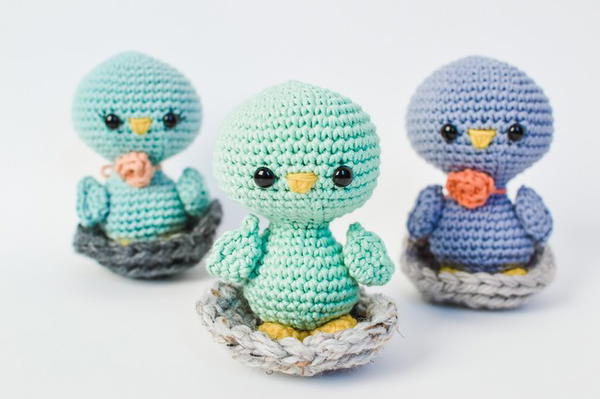 Amigurumi Blu The Bird