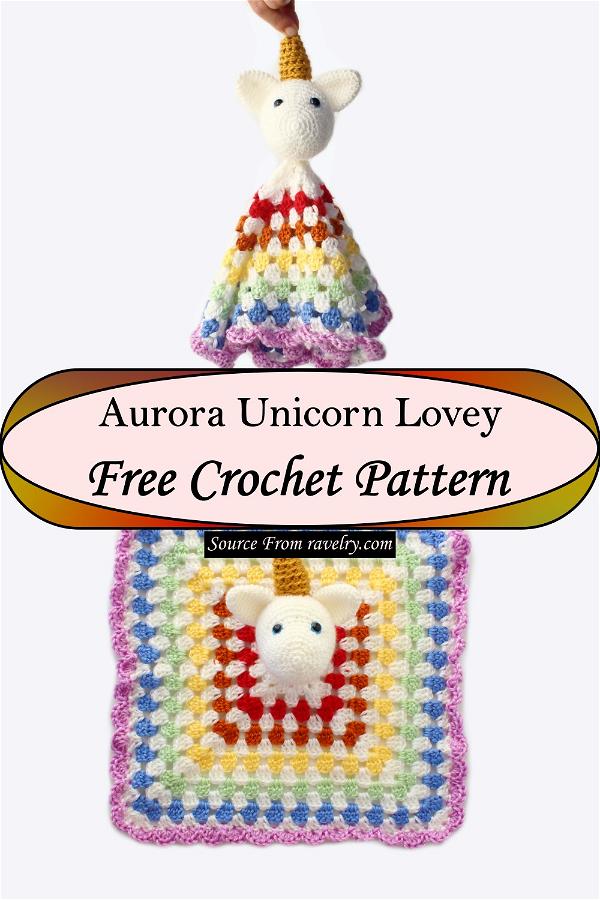 Aurora Unicorn Lovey