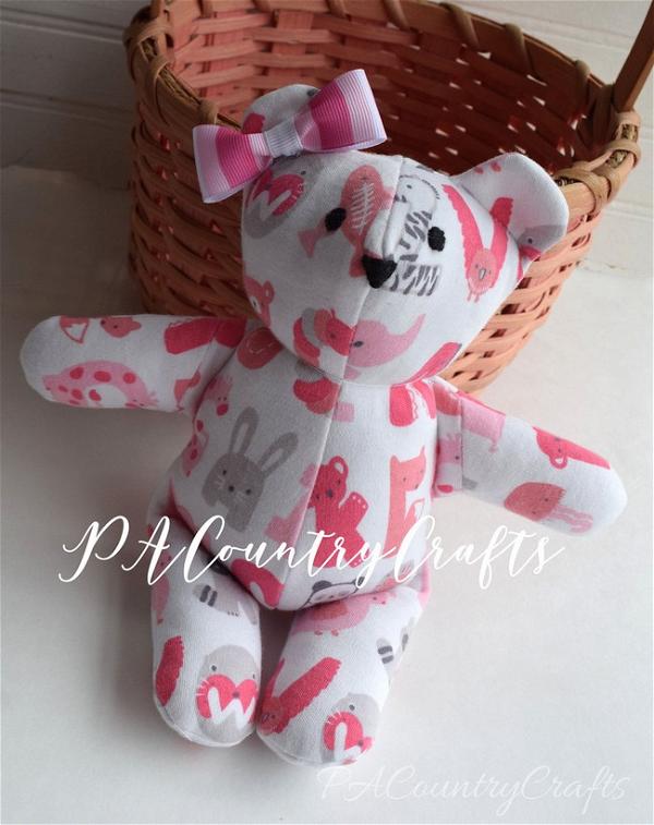 Baby Clothes Memory Bear Pattern