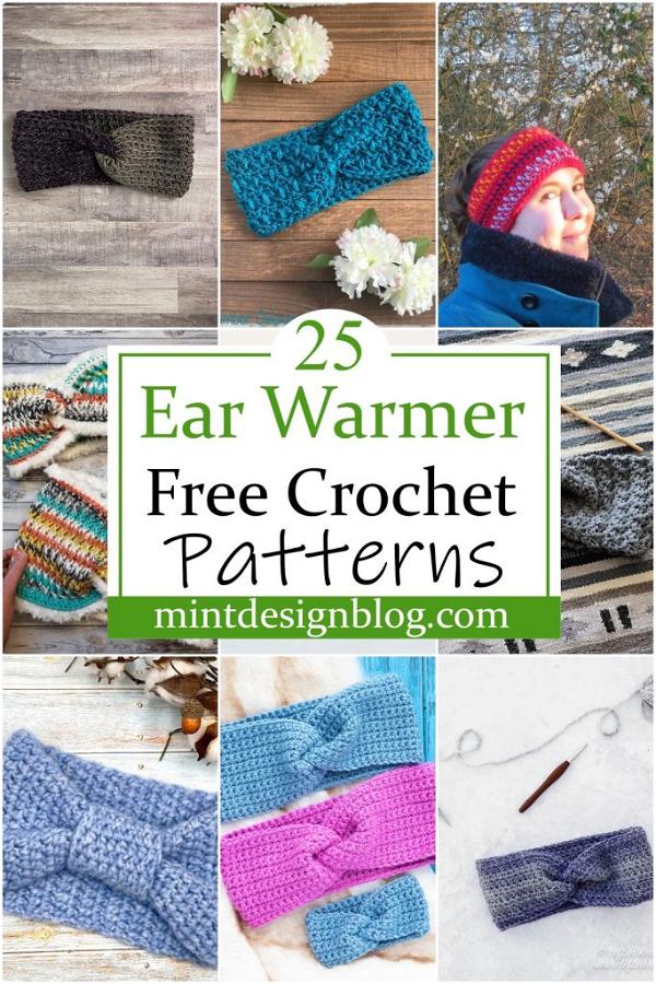 25 Crochet Ear Warmer Patterns For Winter