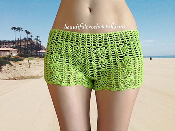 Crochet Pineapple Shorts Pattern