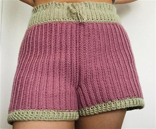 Crochet Sideways Shorts Pattern