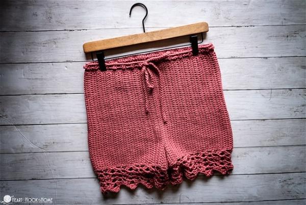 Crochet Staycation Shorts Free Pattern