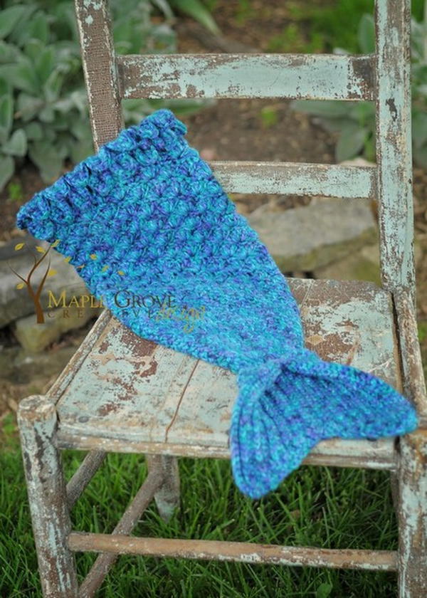 Crochet The Merry Mermaid Infant Cocoon