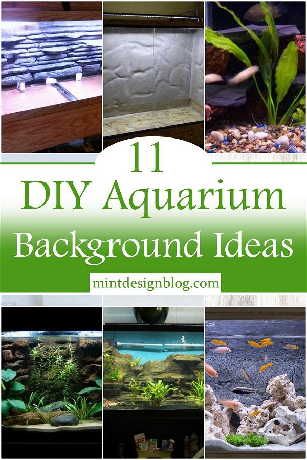 DIY Aquarium Background Ideas 1