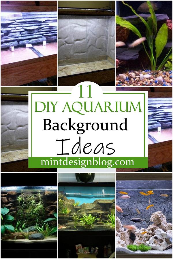 DIY Aquarium Background Ideas 2