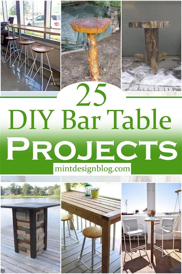 DIY Bar Table Projects 1