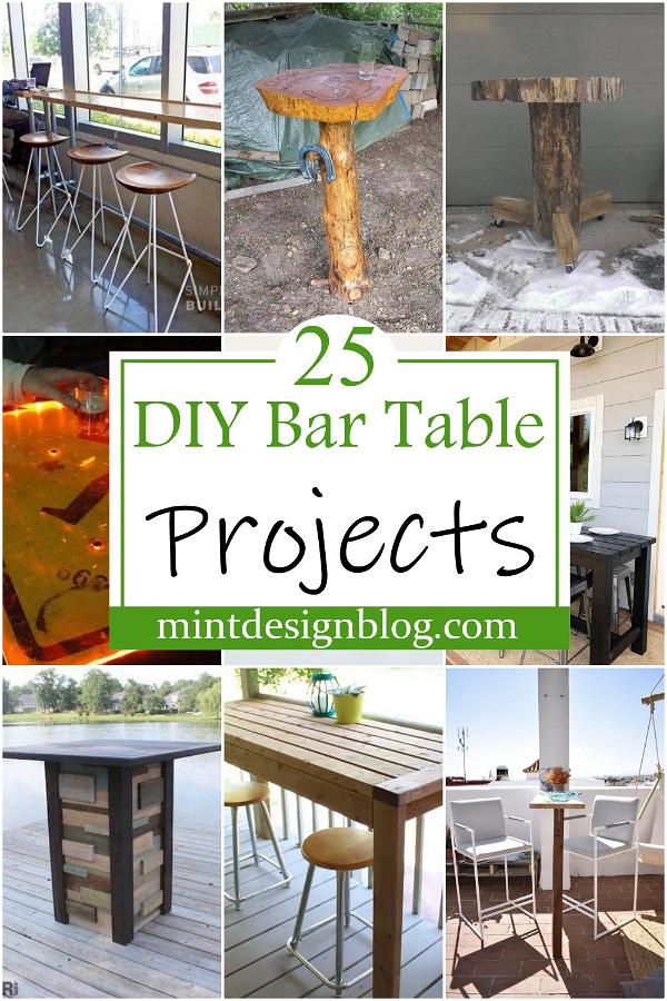 DIY Bar Table Projects 2