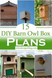 15 Free Diy Barn Owl Box Plans For Your Garden - Mint Design Blog