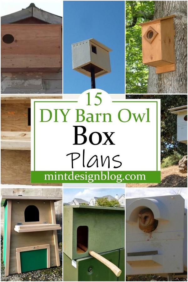 15 Free DIY Barn Owl Box Plans For Your Garden - Mint Design Blog