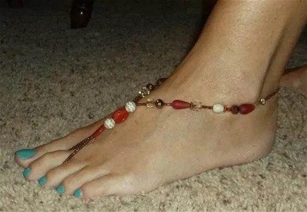 DIY Beautiful Barefoot Sandals