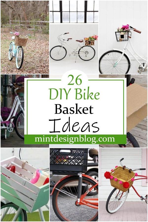 26 DIY Bike Basket Ideas - Mint Design Blog