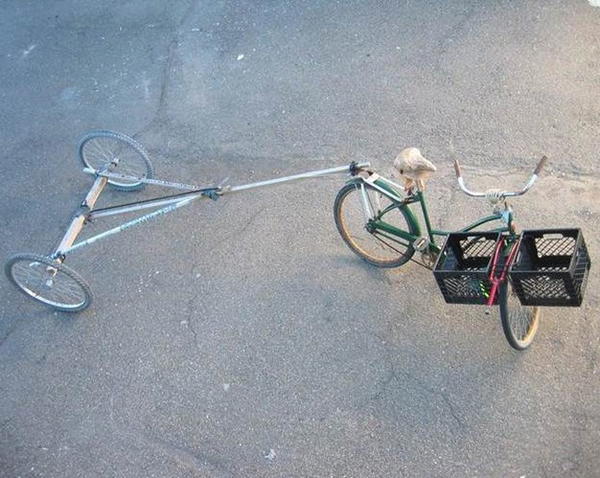 Diy discount bicycle trailer