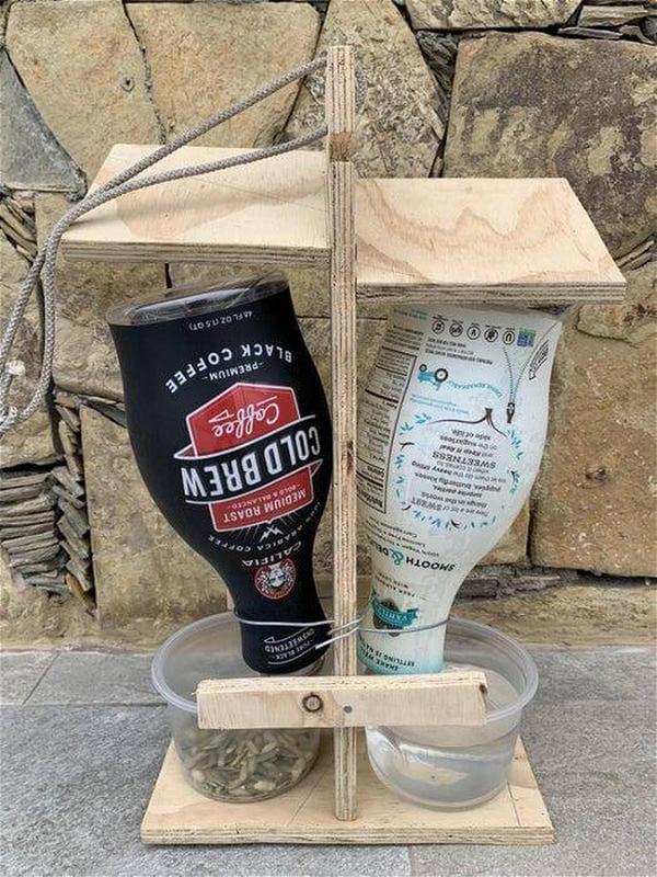 DIY Bird And Squirrel Feeder