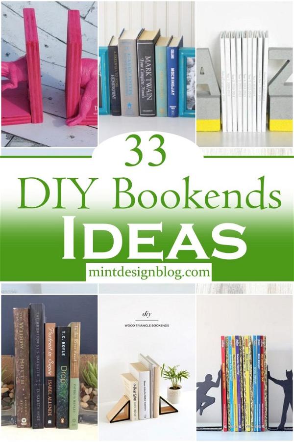 33 DIY Bookends Ideas For Inspiration In 2022 Mint Design Blog   DIY Bookends Ideas 1 683x1024 