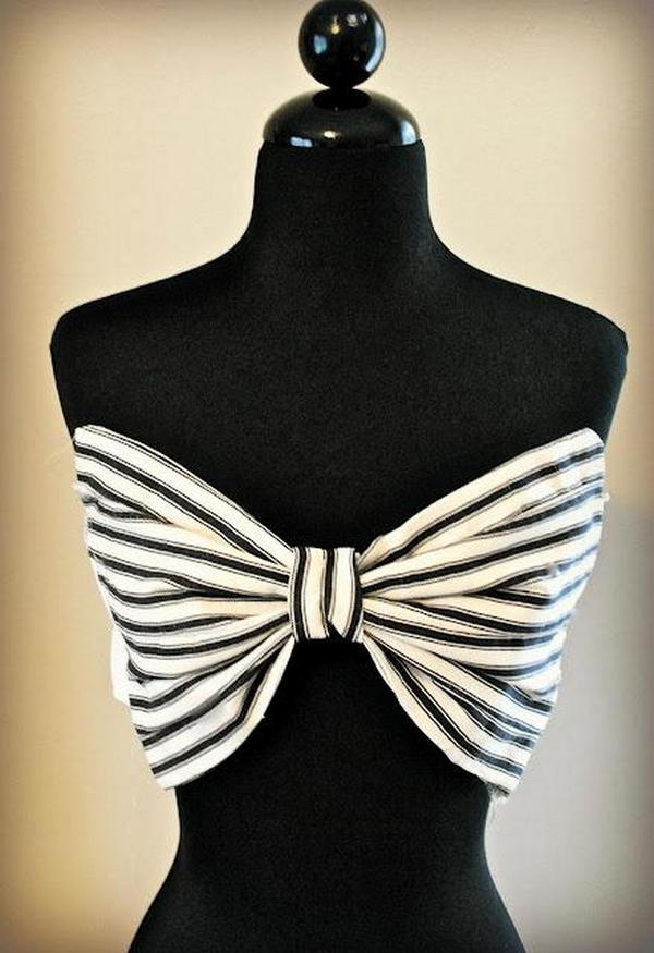 DIY Bow Bikini Bandeau