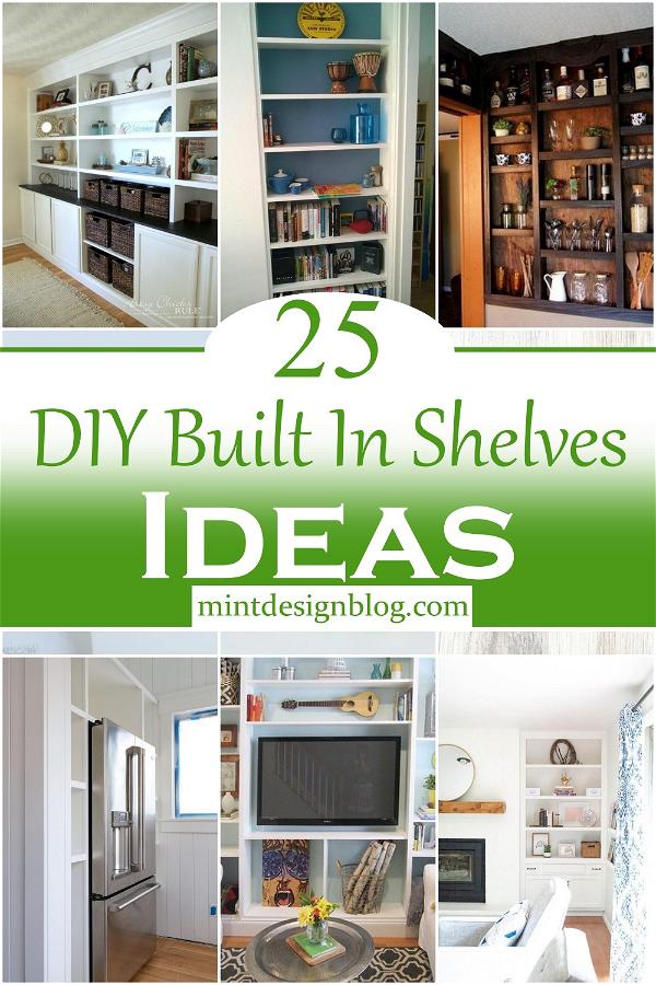 DIY Built In Shelves Ideas 1