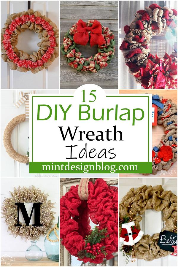 DIY Burlap Wreath Ideas 1