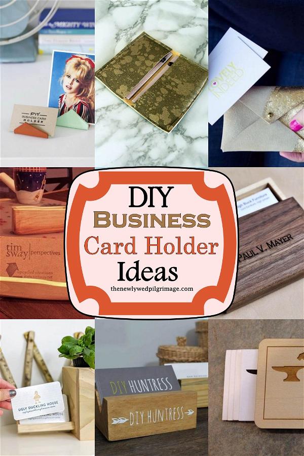 DIY Business Card Holder Ideas