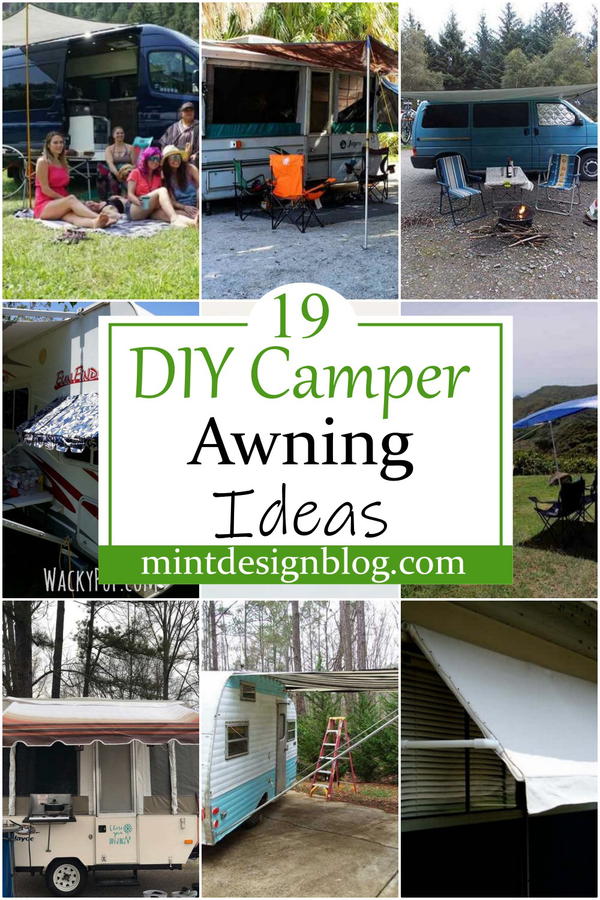 DIY Camper Awning Ideas 2