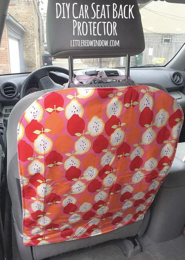 DIY Car Seat Protector 1