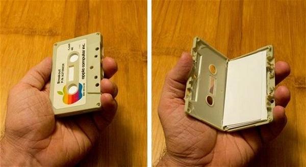 DIY Cassette Tape Business Card Holder