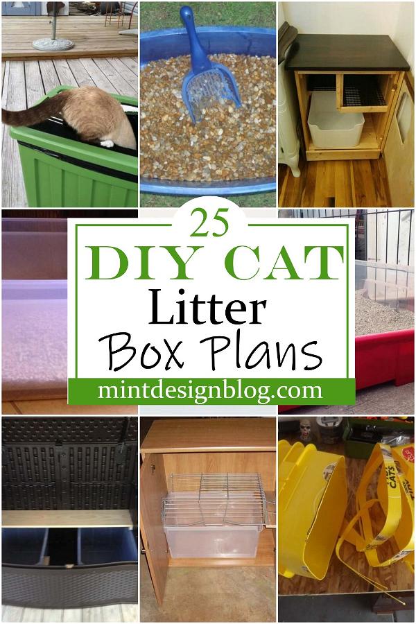 DIY Cat Litter Box Plans 1