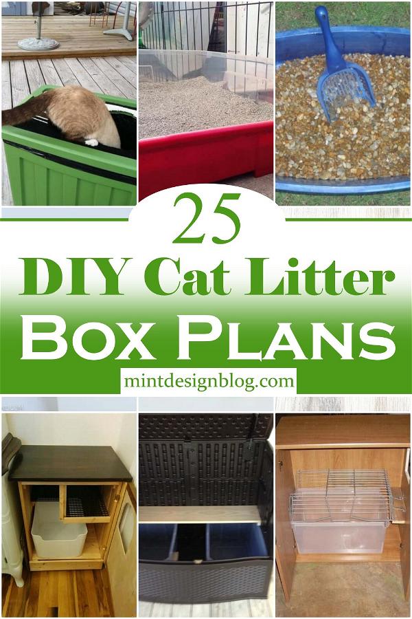 DIY Cat Litter Box Plans 2