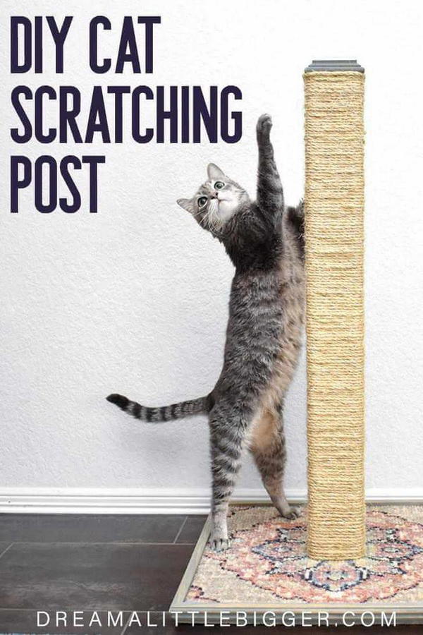 DIY Cat Scratching Post