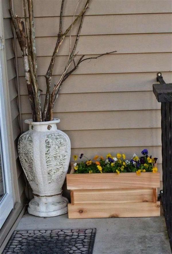 DIY Cedar Planter Box