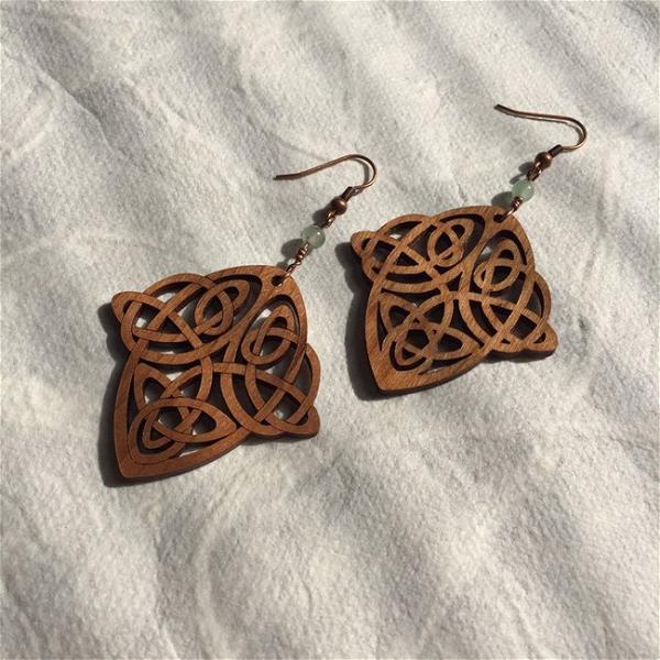 DIY Celtic Knot Earrings