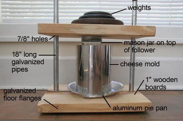 DIY Cheese Press Tutorial