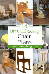 14 DIY Child Rocking Chair Plans For Kid's To Have Fun - Mint Design Blog