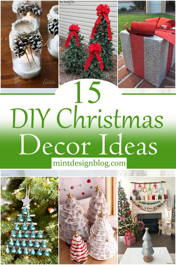 15 DIY Christmas Decor Ideas To Try This Holiday Season - Mint Design Blog