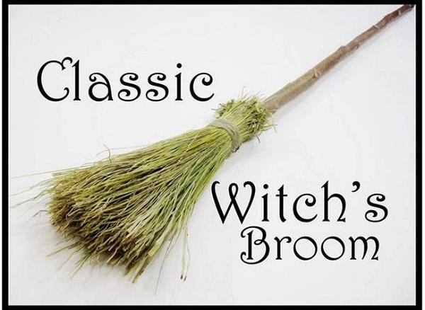 DIY Classic Witch Broom