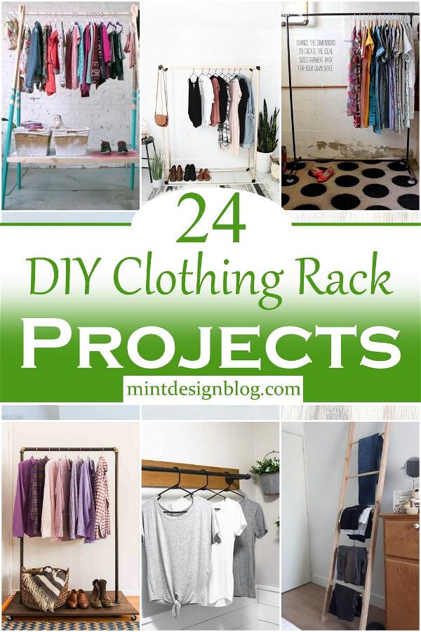 DIY Clothing Rack Projects 1