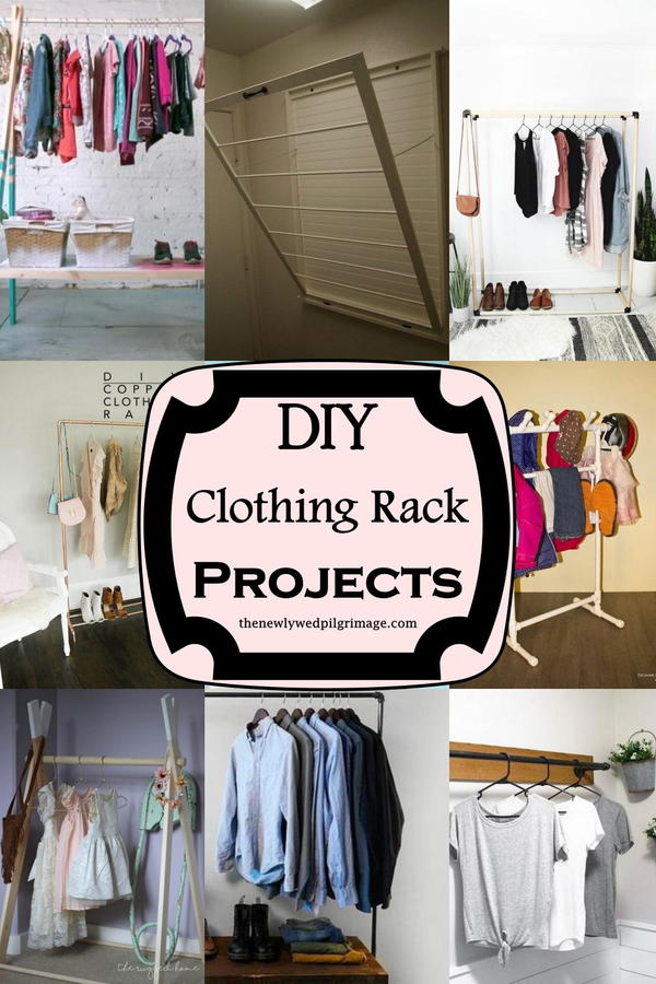 24 DIY Clothing Rack Projects In 2022 - Mint Design Blog