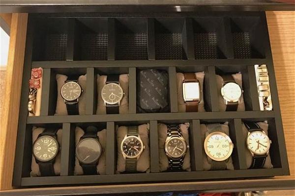 DIY Custom Watch Storage Case