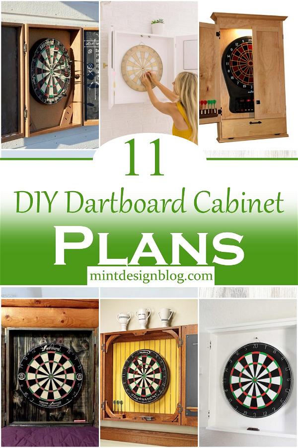 DIY Dartboard Cabinet Plans 1