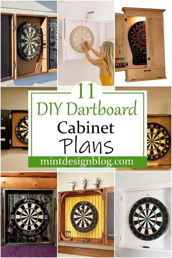 DIY Dartboard Cabinet Plans 2