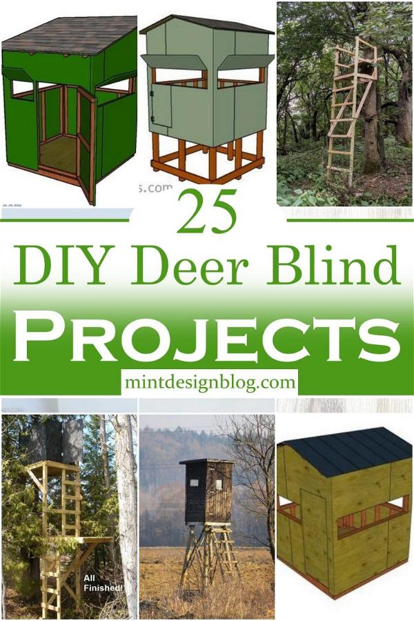 25 Homemade DIY Deer Blind Projects - Mint Design Blog