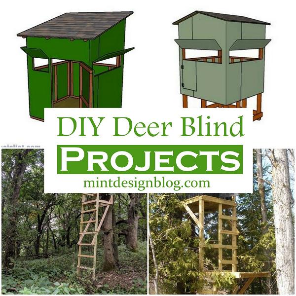 25 Homemade DIY Deer Blind Projects - Mint Design Blog