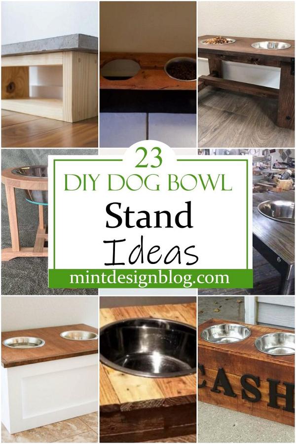 23 DIY Dog Bowl Stand Ideas - Mint Design Blog