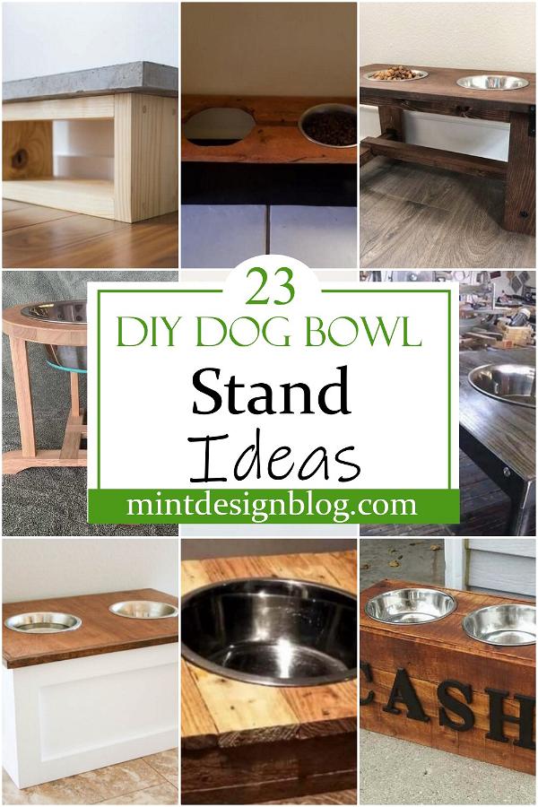 DIY Dog Bowl Stand Ideas 1