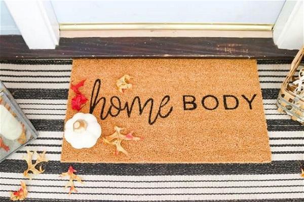 DIY Doormat For Your Fall Front Porch