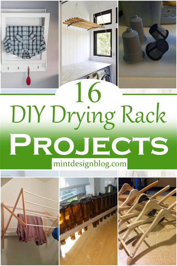 16 DIY Drying Rack Projects - How to Make a Drying Rack - Mint Design Blog