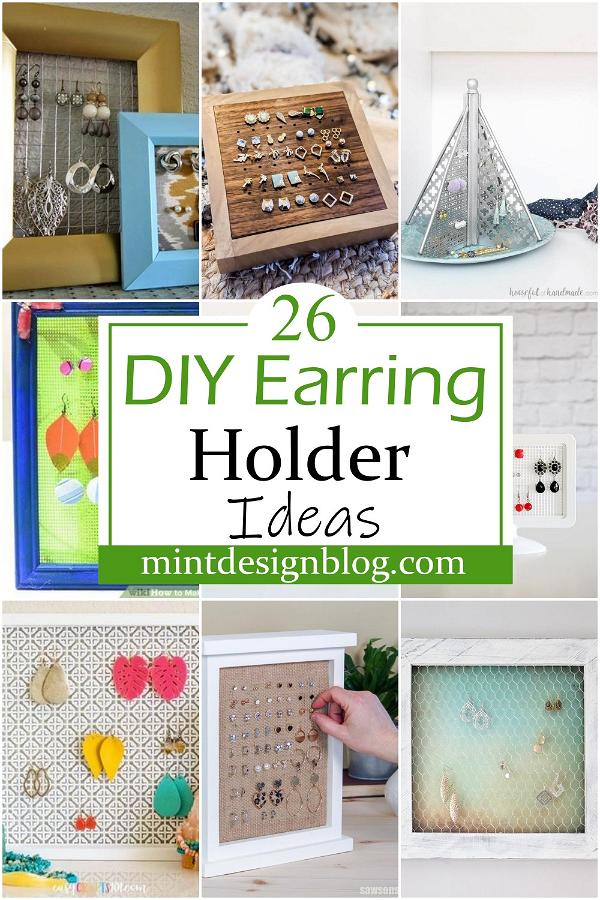 DIY Earring Holder Ideas 1